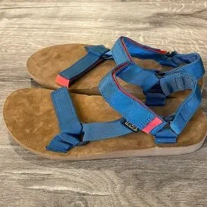 NEW Mens TEVA ORIGINAL UNIVERSAL GRADIENT Legion Blue/Green US 9 STRAP SANDALS Teva | Shoes | New Mens Teva Original Universal Backpack  main image 4